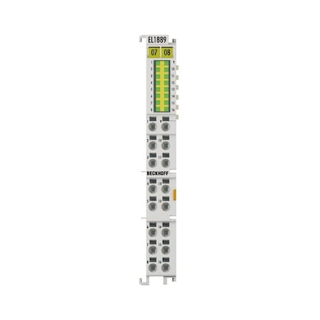 Beckhoff EtherCAT Terminal, 16-channel digital input, 24 V DC, 3 ms, ground switching EL1889